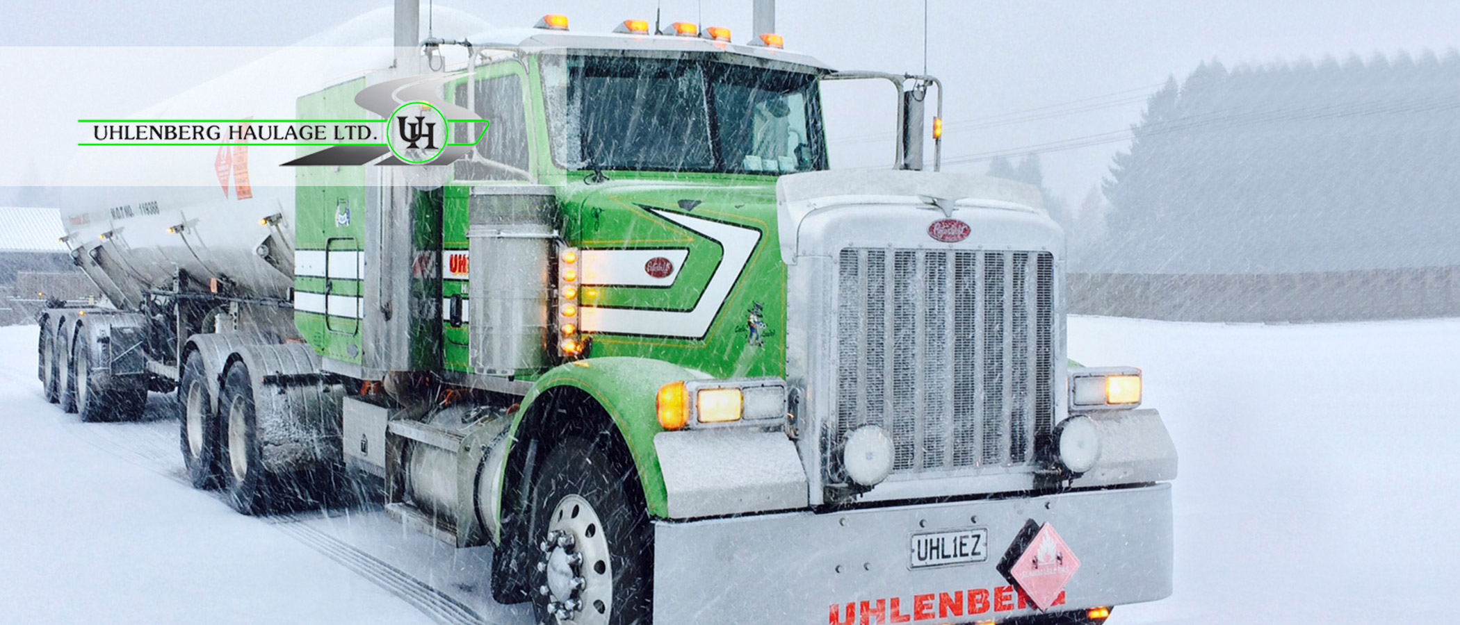 trucking through snow